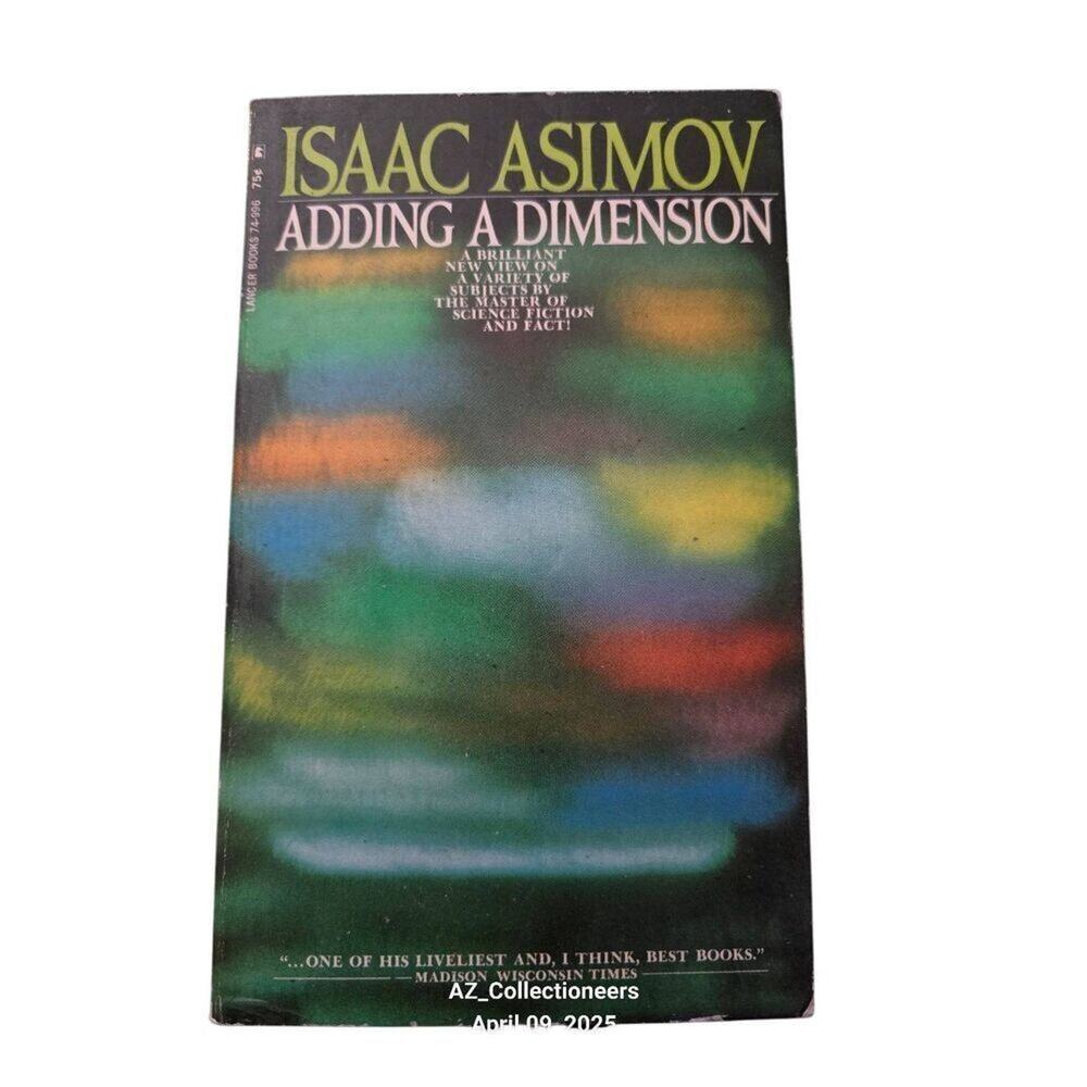 Adding a Dimension | Isaac Asimov | Vintage Science Fiction Gothcore Renaissance